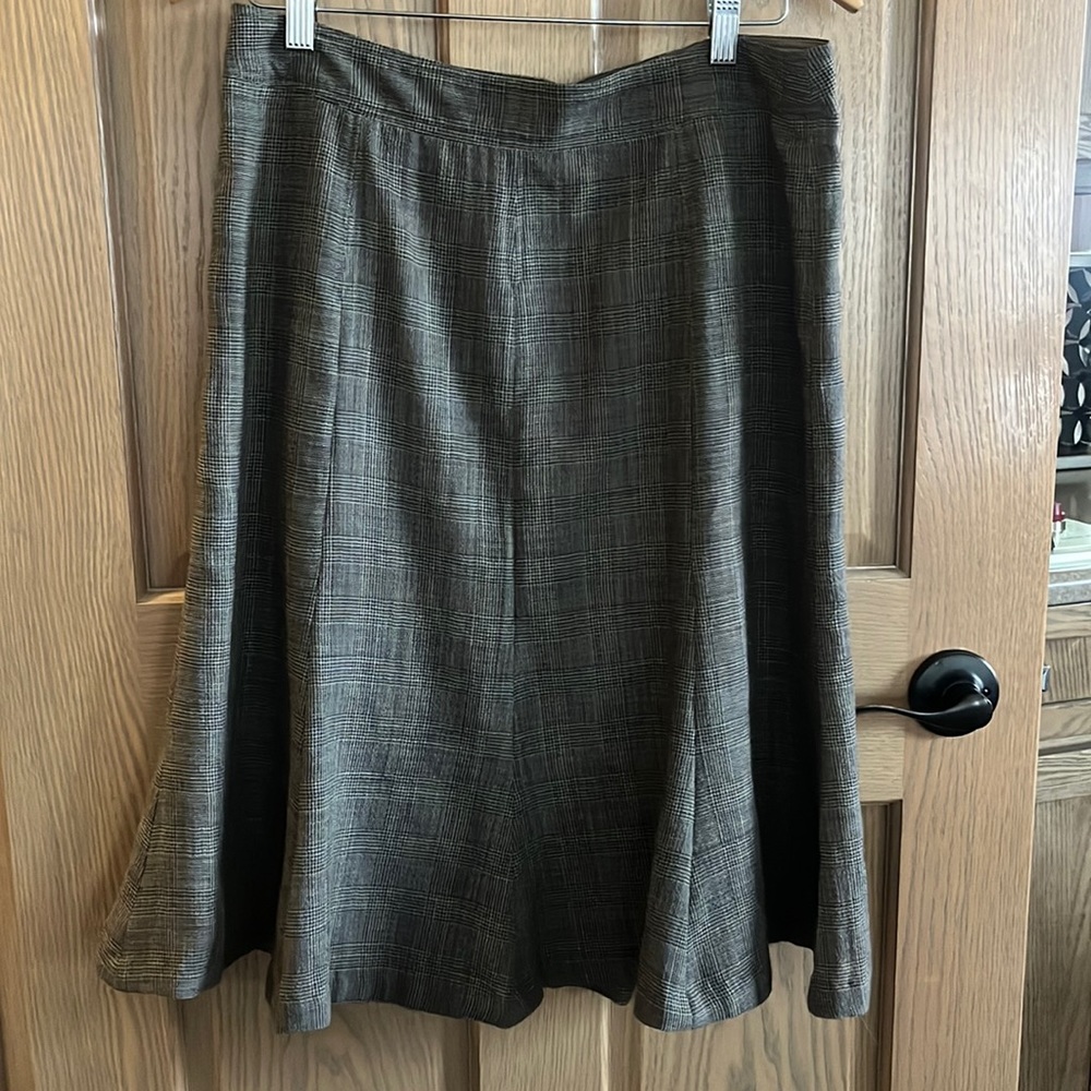Banana Republic glen plaid skirt